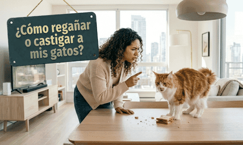 ¿Funciona regañar o castigar a los gatos?