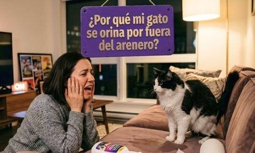 ¿Por qué los gatos orinan fuera del arenero?
