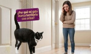 ¿Por qué los gatos marcan territorio con orina?